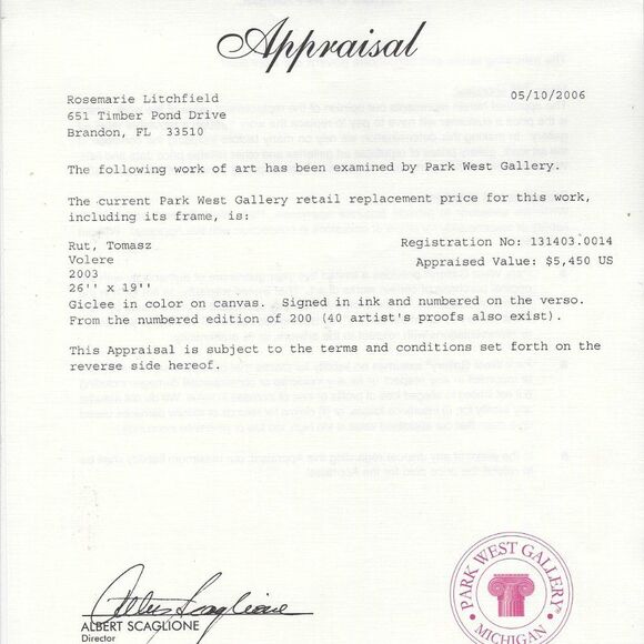 "Volere" by Tomasz Rut Giclee Framed - Picture 7 of 10